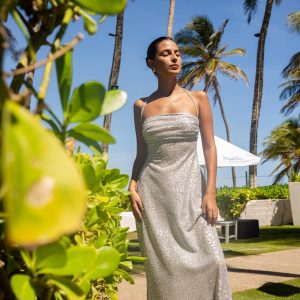 Silver COVER UP DRESS